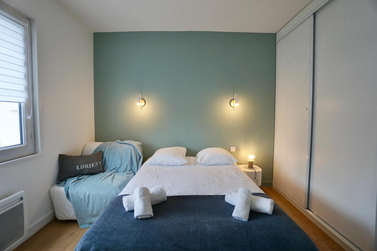 Le Bellevue *A 2 Pas De La Mer * Hyper Centre* Larmor-Plage Luaran gambar